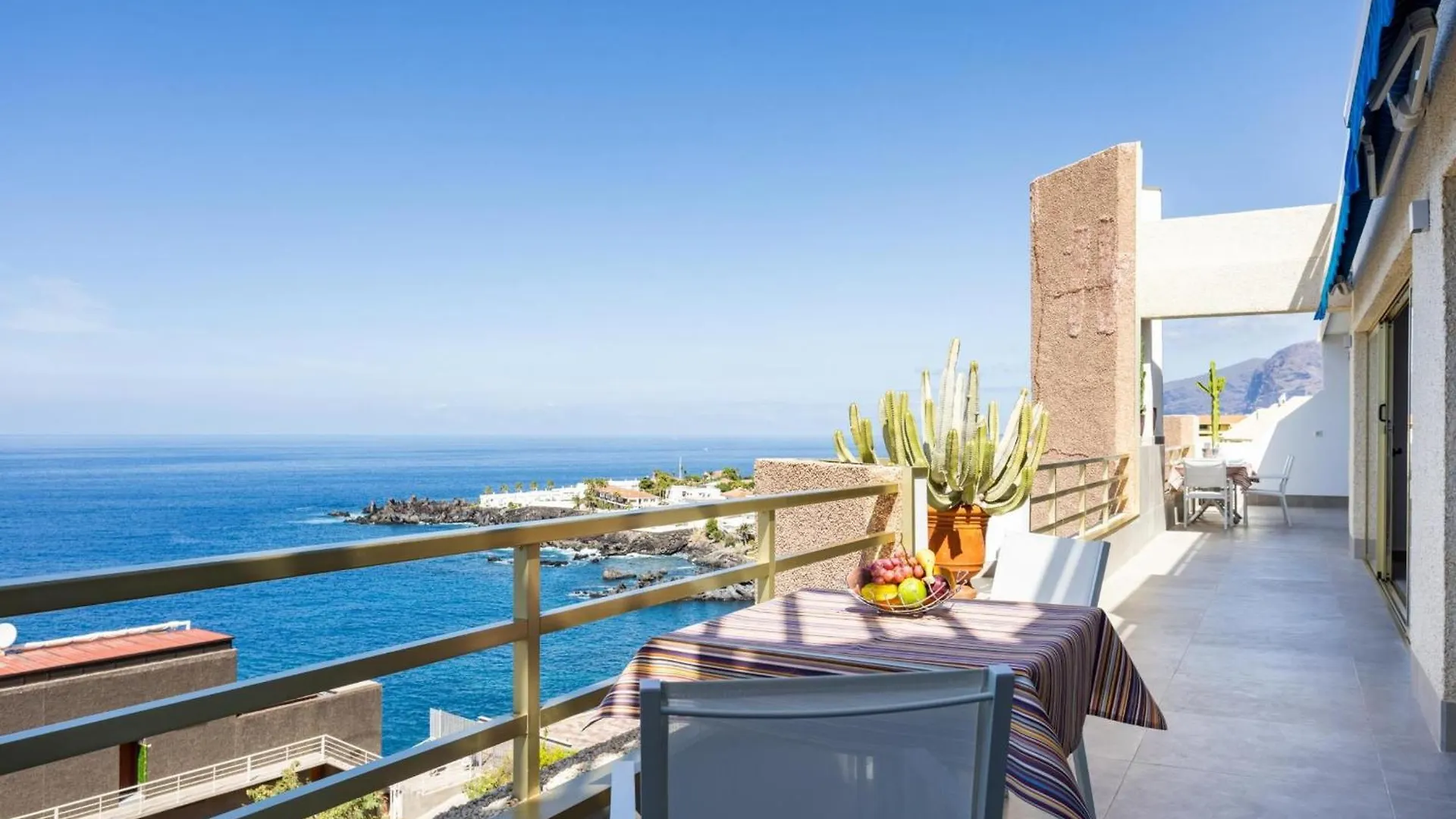 Lujoso Apartamento Frente Al Mar Con Terrazas, Aire Acondicionado Y Wi-Fi En Tenerife - Es-279-8 Santiago Del Teide Spain