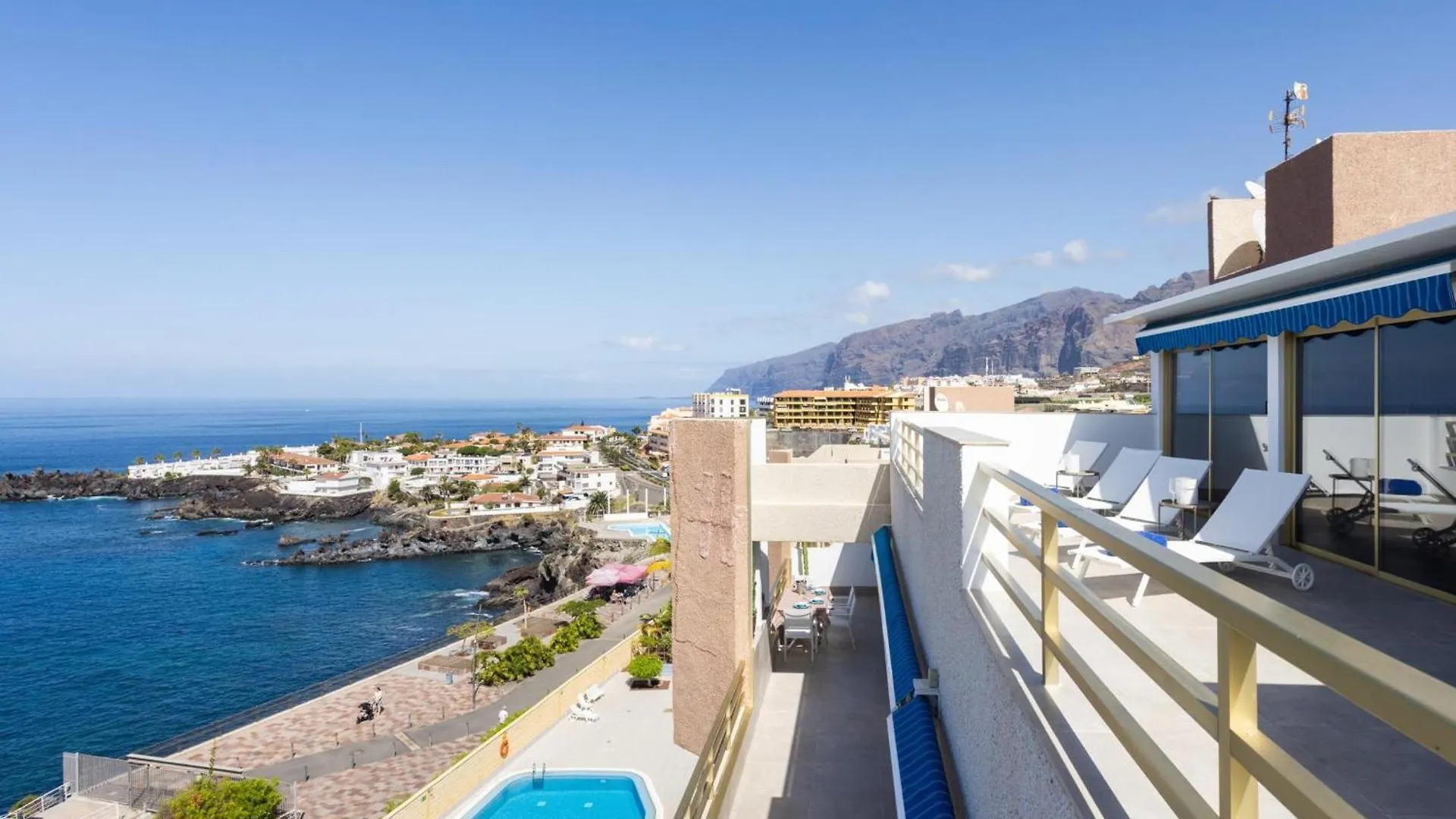 Lujoso Apartamento Frente Al Mar Con Terrazas, Aire Acondicionado Y Wi-Fi En Tenerife - Es-279-8 Santiago Del Teide Spain