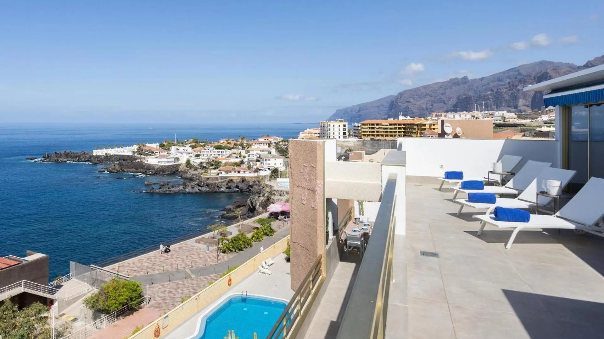 Apartment Lujoso Apartamento Frente Al Mar Con Terrazas, Aire Acondicionado Y Wi-Fi En Tenerife - Es-279-8 Santiago Del Teide
