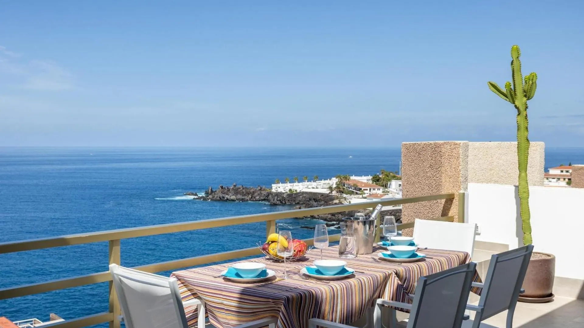 Lujoso Apartamento Frente Al Mar Con Terrazas, Aire Acondicionado Y Wi-Fi En Tenerife - Es-279-8 Santiago del Teide